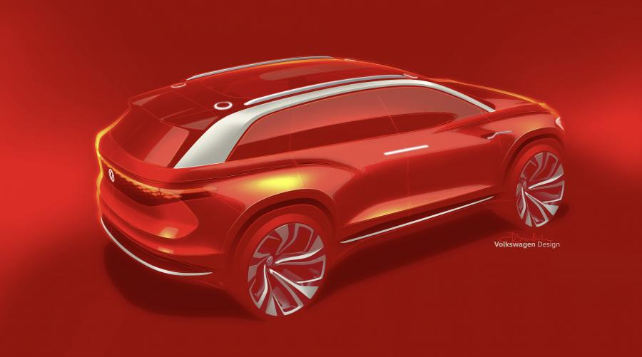 Эскиз Volkswagen I.D. Roomzz 2019 года  (фото 38 из 52)